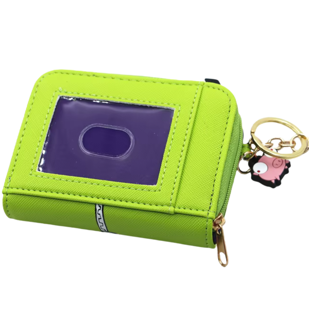 Billetera Gir "Invasor Zim" -  Edición Coleccionista con Llavero Spanky