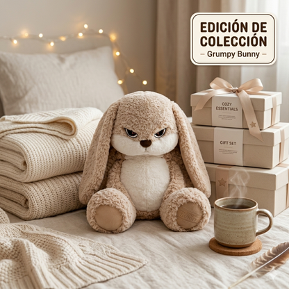 Peluche Conejito Gruñón : Tu Compañero Mas Adorable Pero Con Carácter